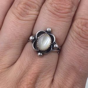 Sterling & MOP Ring